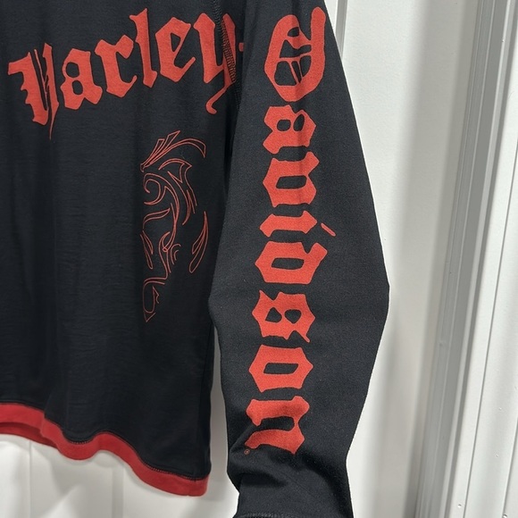 Vintage Harley-Davidson Long Sleeve Top Size Medium - Picture 3 of 10